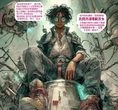 悬疑题材漫画封面示例，展现推理与谜团的紧张气氛